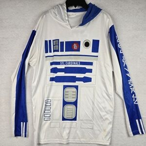 Stat Wars R2D2 St. Louis Cardinals Long Sleeve,Size M.
